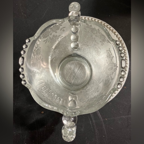 Vintage TIFFIN-FRANCISCAN June Night Etched Open Sugar Bowl - Picture 5 of 8